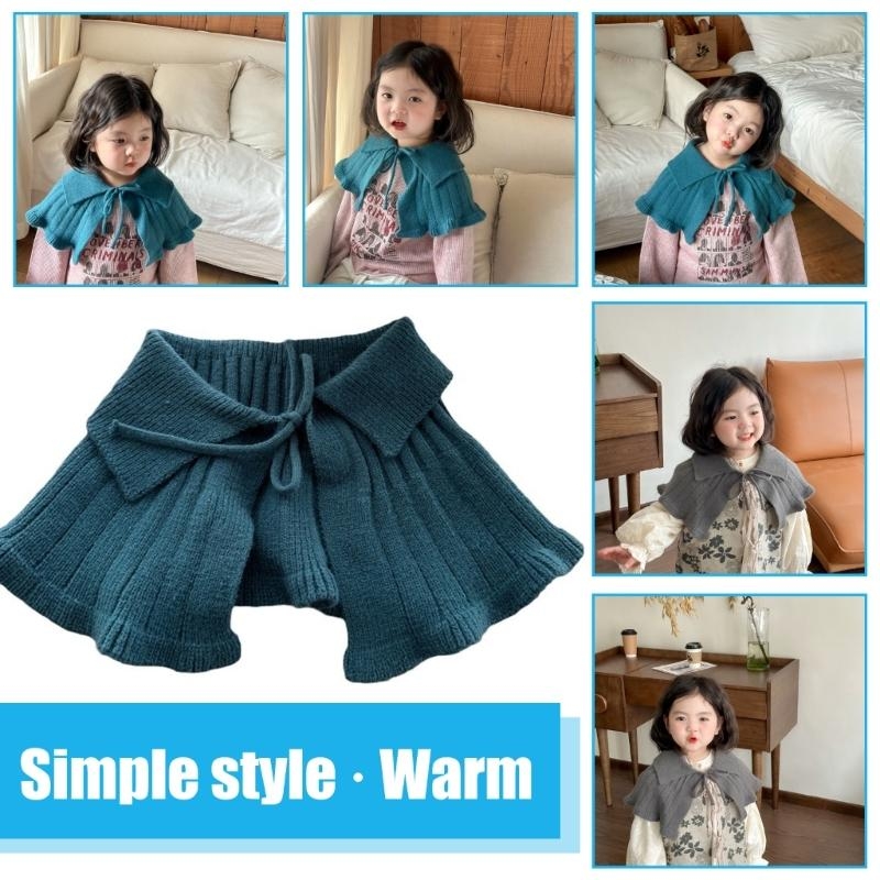 Winter Clothing Kids - 97BC ปลอกคอปลอมแบบถอดได้ 3-10T ผ้าคลุมไหล่เด็กอุปกรณ์เสริมเสื้อผ้าสำหรับฤดู Chilly