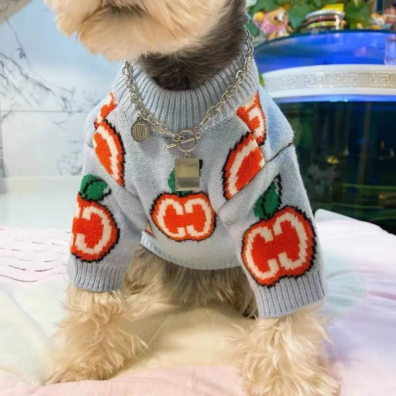 Winter Clothing Kids - เสื้อสเวตเตอร์ลายตัวอักษรสำหรับสัตว์เลี้ยง เสื้อผ้าสุนัข ผ้าฝ้าย เสื้อกันหนาวสำหรับสุนัข น่ารัก พิมพ์ลาย