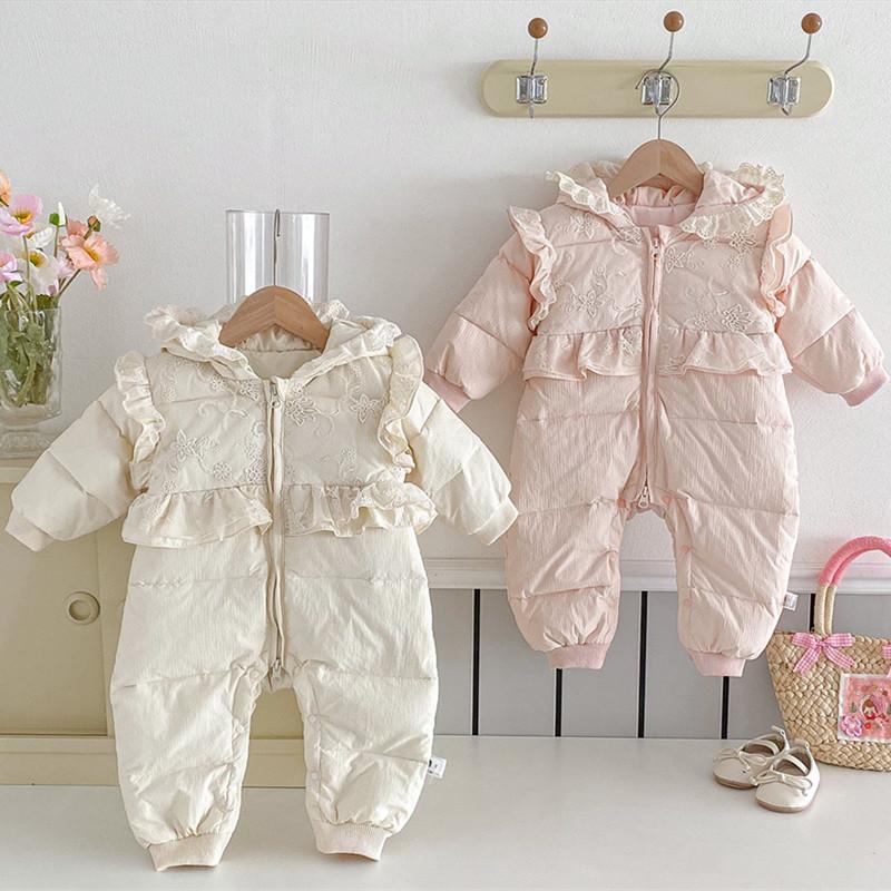 Winter Clothing For Babies - Cekcya ฝาแฝดเสื้อผ้าเด็กฤดูหนาวทารกแรกเกิด Jumpsuit เด็กวัยหัดเดิน One Piece