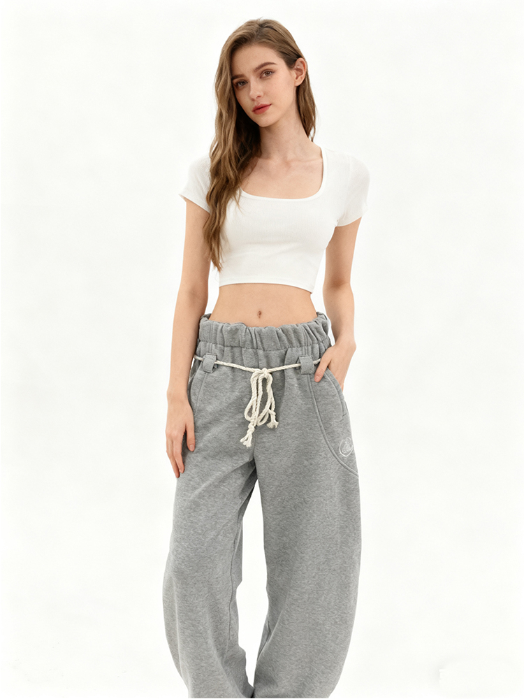 Winter Clothing Trends 2025 Women'S - กางเกงทรงตรงสไตล์โกธิค ฮาราจูกุ ย้อนยุค แฟชั่นฤดูใบไม้ร่วง/ฤดูหนาว 2025 พร้อมเข็มขัด
