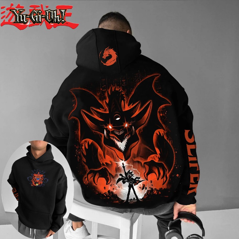 Winter Clothing Japan - เสื้อฮู้ดโอเบลิสก์ ยูจิโอ ปี 2025 ลายอาวุธศักดิ์สิทธิ์ยักษ์ สำหรับผู้ชาย