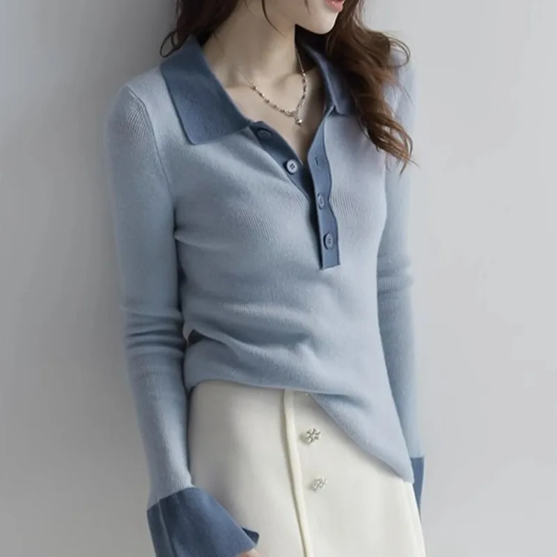 Winter Clothing Trends 2025 Women'S - เสื้อยืดคอปกสำหรับผู้หญิงเสื้อผ้าเกาหลีคอโปโลสำหรับฤดูใบไม้ร่วงฤดูหนาวเสื้อยืดคอโปโลสำหรับผู้หญิงราคาถูกยอดนิยมใน2025หรูหรา