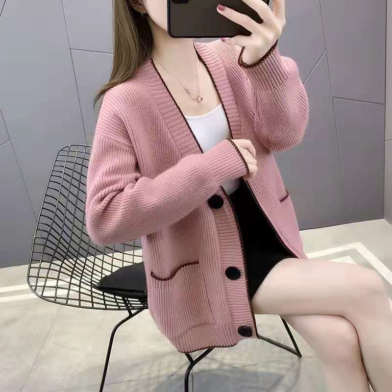 Winter Clothing Trends 2025 Women'S - เสื้อคาร์ดิแกนสำหรับผู้หญิง ฤดูหนาว 2025 ให้ความอบอุ่น สไตล์ฮาราจูกุ เทรนด์เกาหลี
