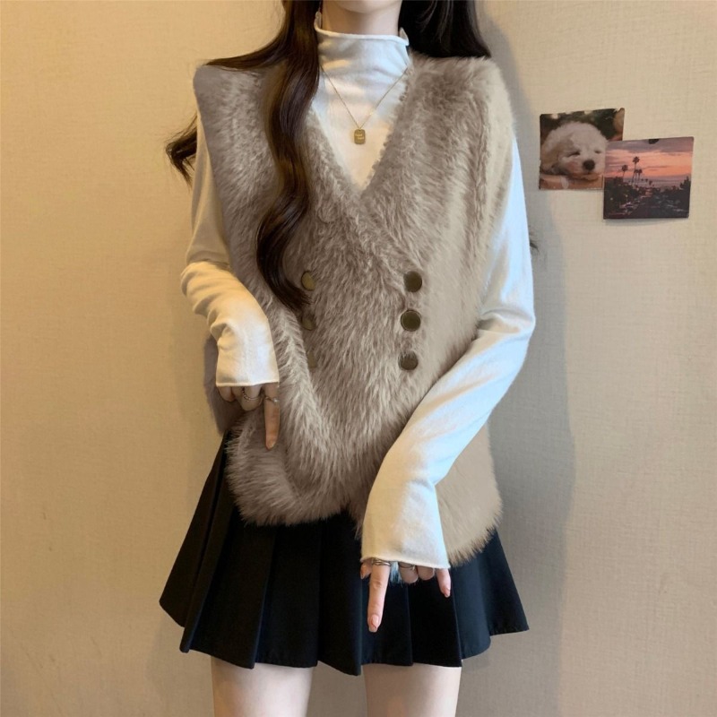 เสื้อกั๊กถักสำหรับผู้หญิง เสื้ - Winter Clothing Trends 2025 Women'S บทวิจารณ์และราคา