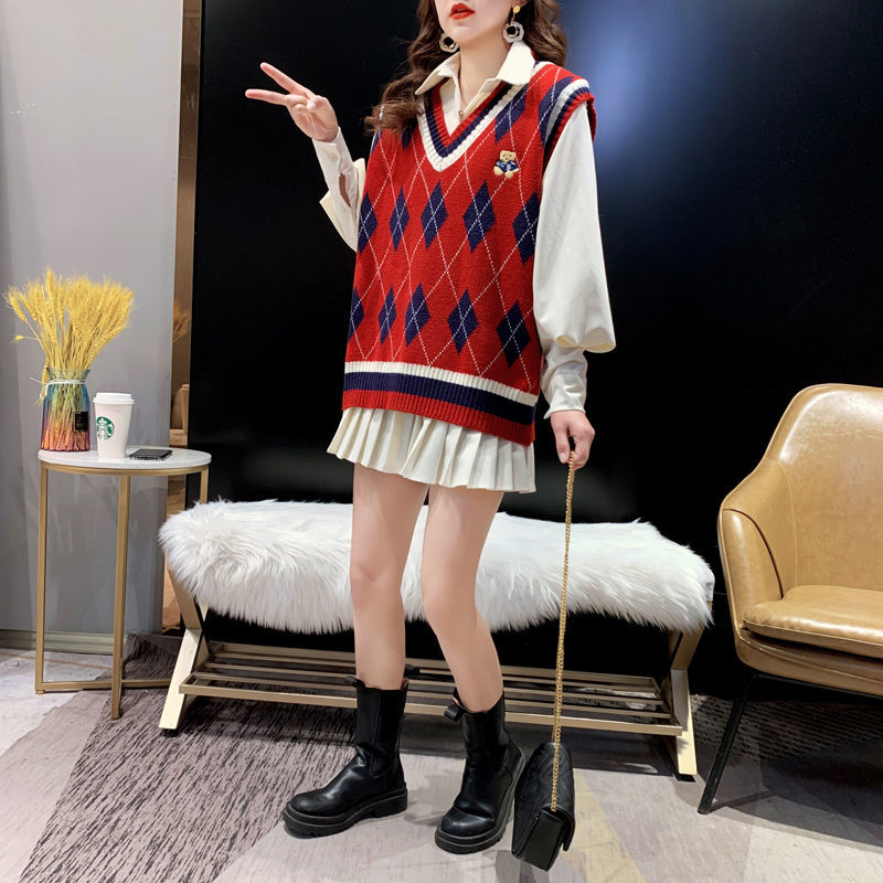 เสื้อกั๊กไหมพรมสีแดงสำหรับผู้ห - Winter Clothing Trends 2025 Women'S บทวิจารณ์และราคา