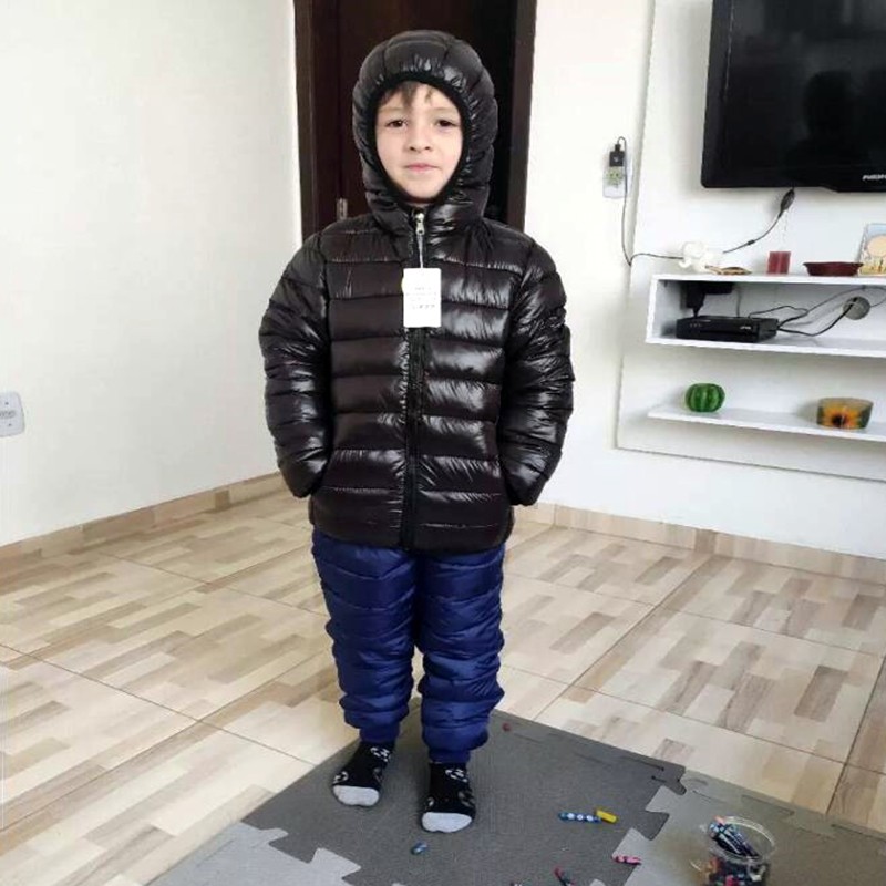 แจ็กเก็ตขนเป็ดน้ำหนักเบามีฮู้ด - Winter Clothing Kids บทวิจารณ์และราคา