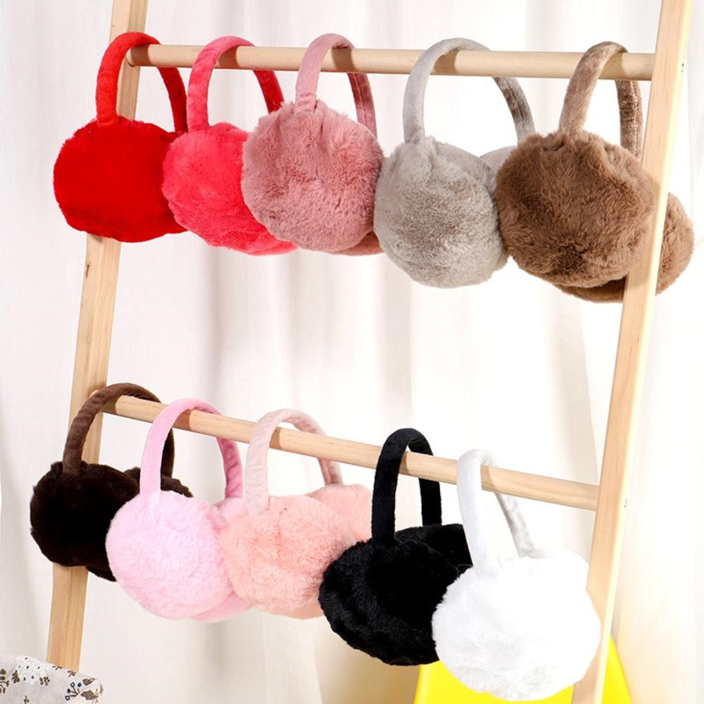 ที่ครอบหูฤดูหนาวขนฟูขนเทียมสำห - Ear Muff Foldable บทวิจารณ์และราคา