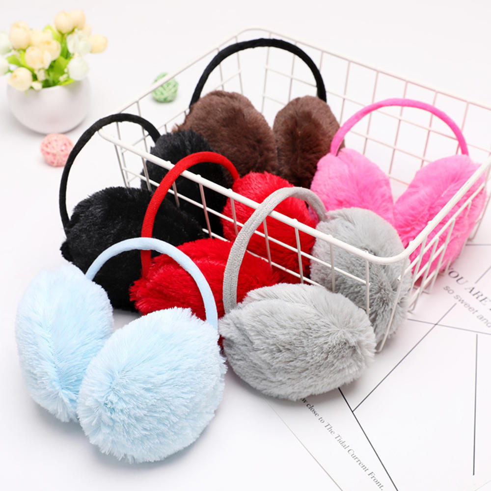 ที่ครอบหูฤดูหนาวขนฟูขนเทียมสำห - Ear Muff Foldable บทวิจารณ์และราคา