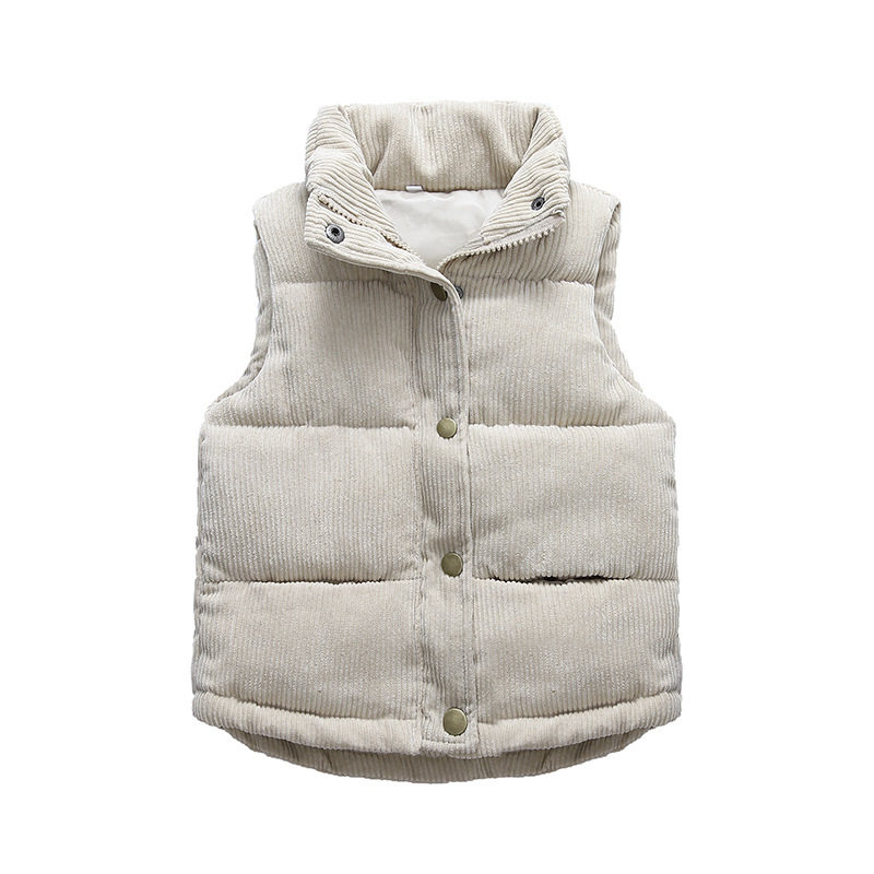 เสื้อกั๊กผ้าลูกฟูกสำหรับเด็กเด - Winter Clothing Kids บทวิจารณ์และราคา