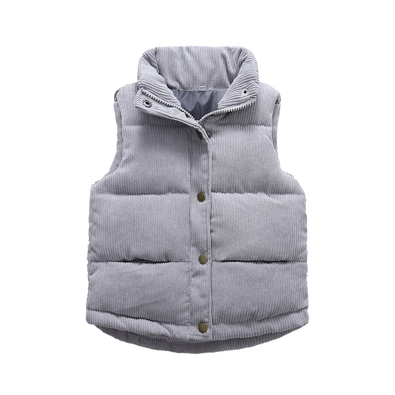 เสื้อกั๊กผ้าลูกฟูกสำหรับเด็กเด - Winter Clothing Kids บทวิจารณ์และราคา