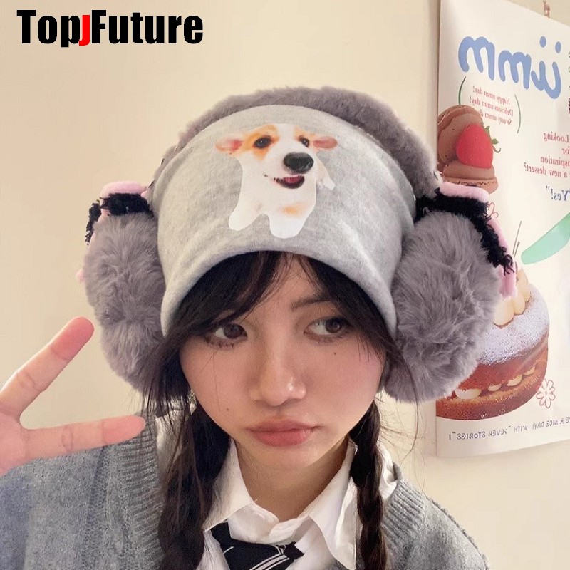 Harajuku Y2k น่ารักหวาน Lolita - Ear Muff Foldable บทวิจารณ์และราคา