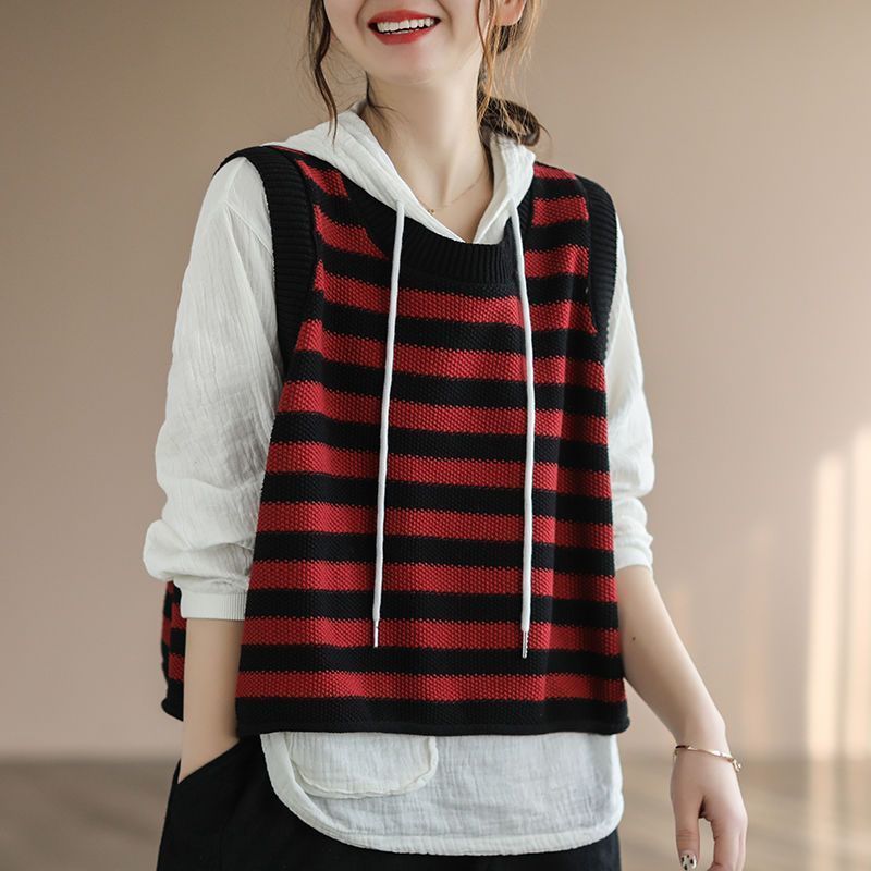 เสื้อกั๊กถักสำหรับผู้หญิง ลายท - Winter Clothing Trends 2025 Women'S บทวิจารณ์และราคา