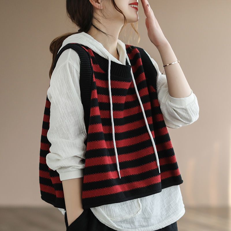เสื้อกั๊กถักสำหรับผู้หญิง ลายท - Winter Clothing Trends 2025 Women'S บทวิจารณ์และราคา