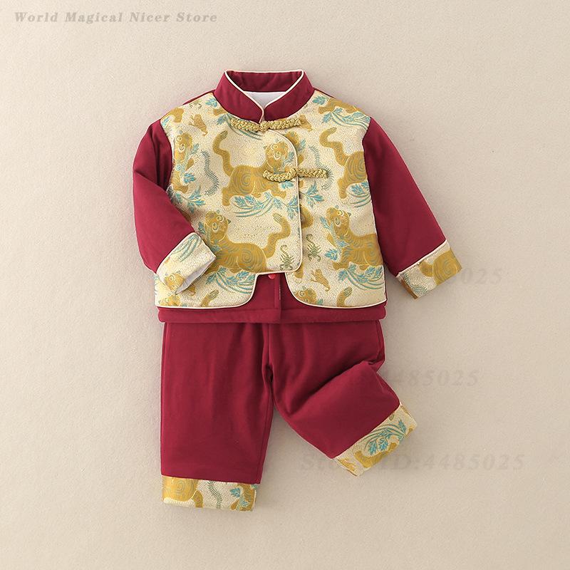 ฤดูใบไม้ร่วงฤดูหนาวชุดหนาเด็กช - Winter Clothing Baby Boy บทวิจารณ์และราคา