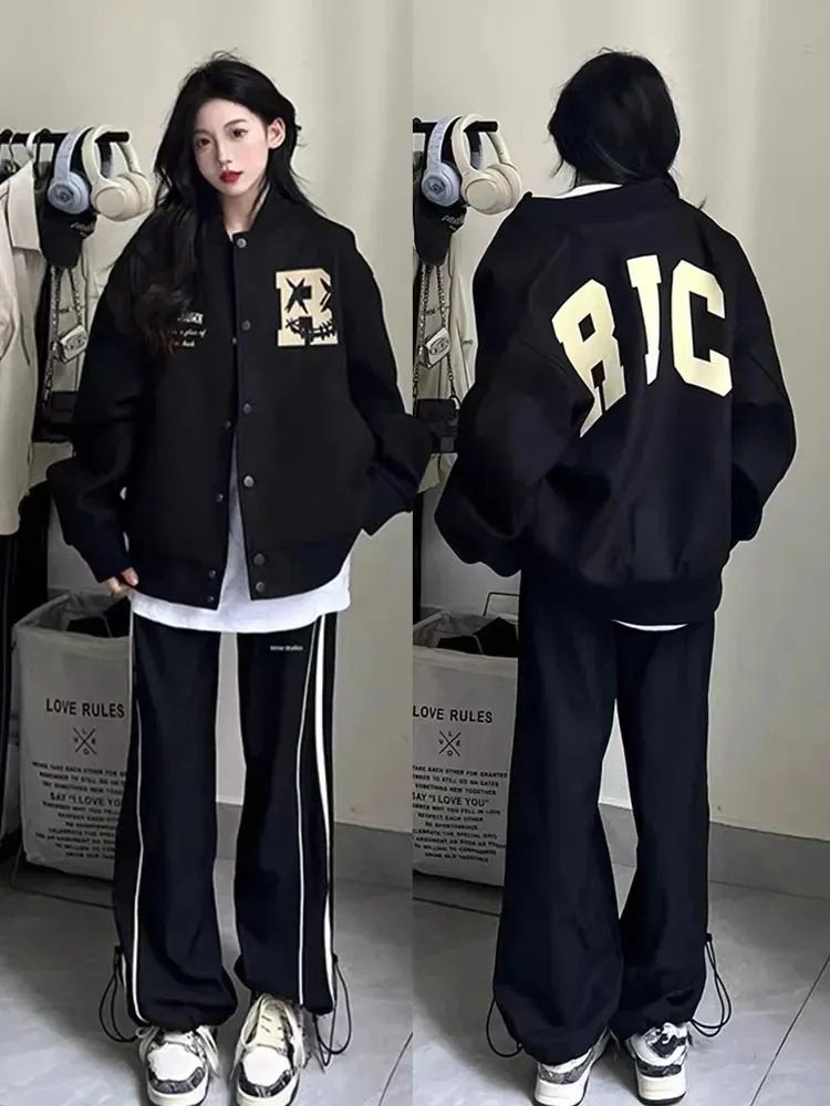 เสื้อแจ็คเก็ตเบสบอลพิมพ์ลายตัว - Winter Clothing Trends 2025 Women'S บทวิจารณ์และราคา