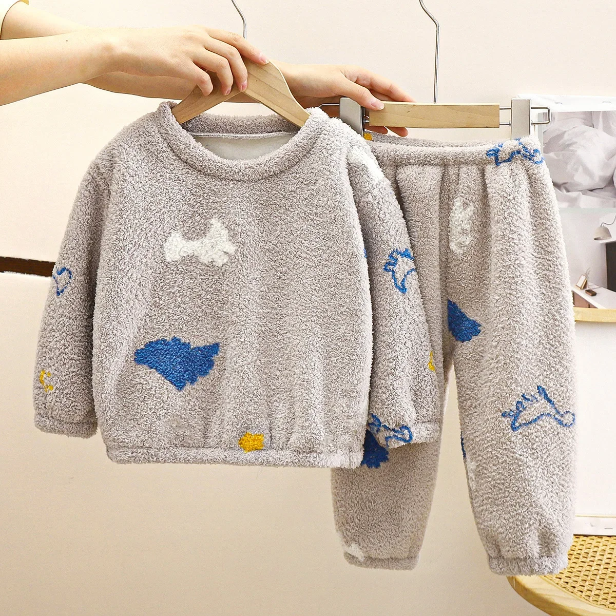 ชุดนอนเด็กแบบใหม่เด็กหญิงเด็กช - Winter Clothing Baby Boy บทวิจารณ์และราคา