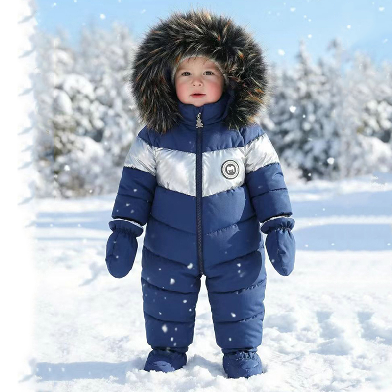 ชุดรอมเปอร์เด็กแรกเกิดฤดูหนาวพ - Winter Clothing Baby Boy บทวิจารณ์และราคา