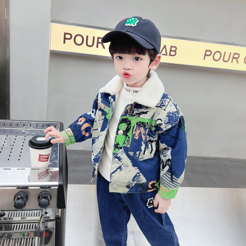 เสื้อแจ็คเก็ตเดนิมเด็กอุ่นสบาย - Winter Clothing Drawing For Kids บทวิจารณ์และราคา