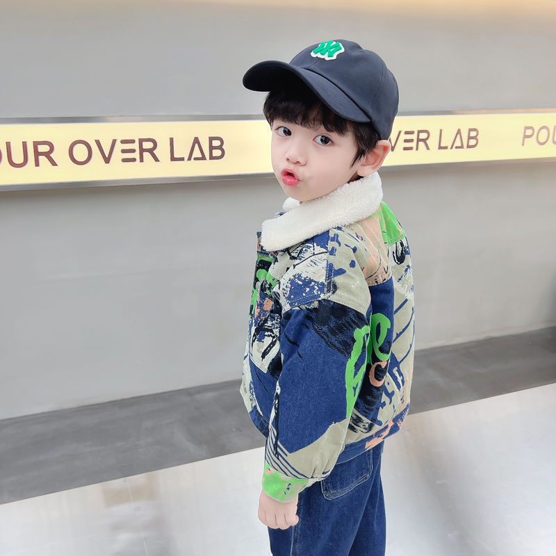เสื้อแจ็คเก็ตเดนิมเด็กอุ่นสบาย - Winter Clothing Drawing For Kids บทวิจารณ์และราคา