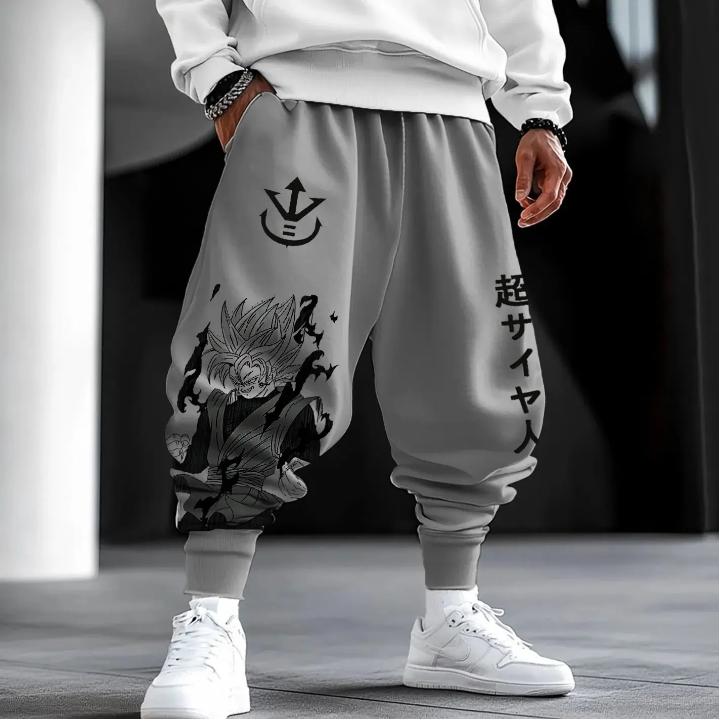 กางเกงวอร์มผู้ชายลายอนิเมะดราก - Winter Clothing Japan บทวิจารณ์และราคา