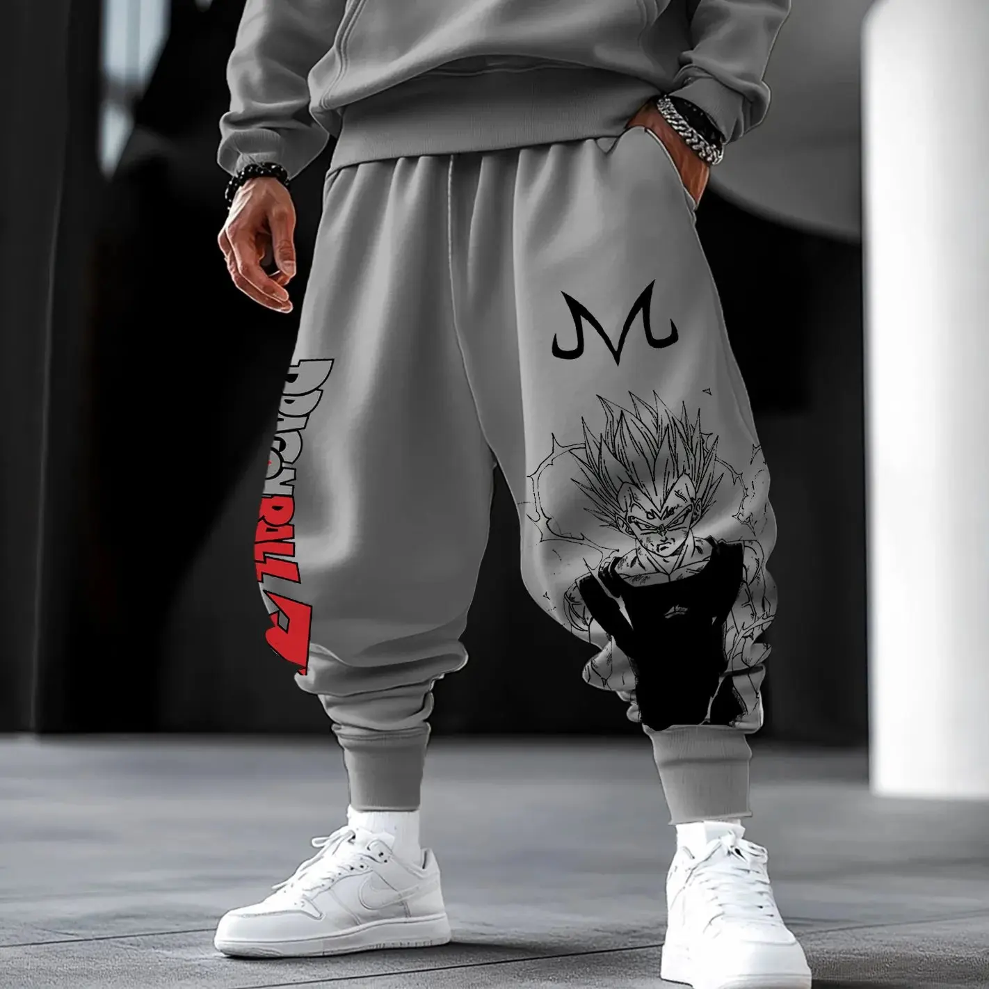 กางเกงวอร์มผู้ชายลายอนิเมะดราก - Winter Clothing Japan บทวิจารณ์และราคา