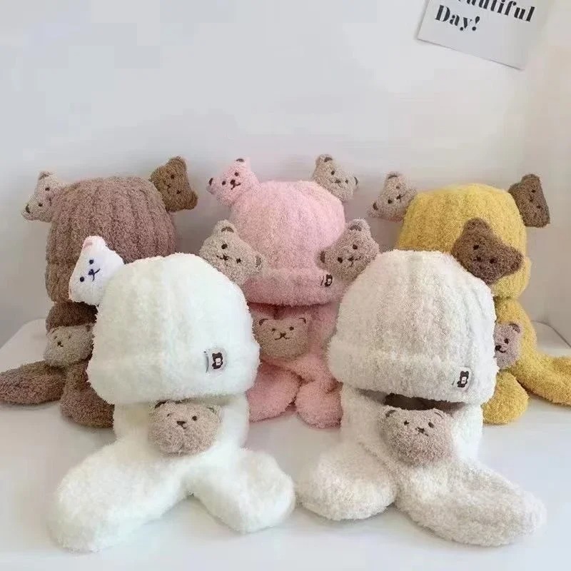 1-10 ชิ้น ชุดหมวกและผ้าพันคอเด - Winter Clothing Baby Boy บทวิจารณ์และราคา