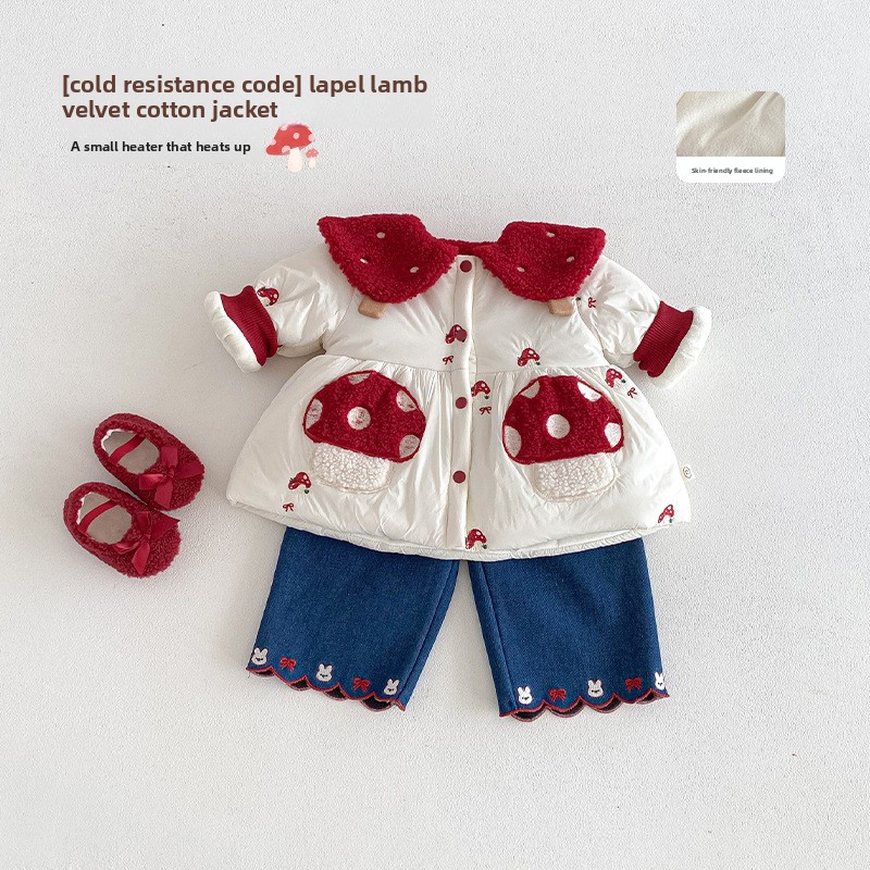 ชุดเด็กผู้หญิงสไตล์ตะวันตกสำหร - Winter Clothing For Babies บทวิจารณ์และราคา