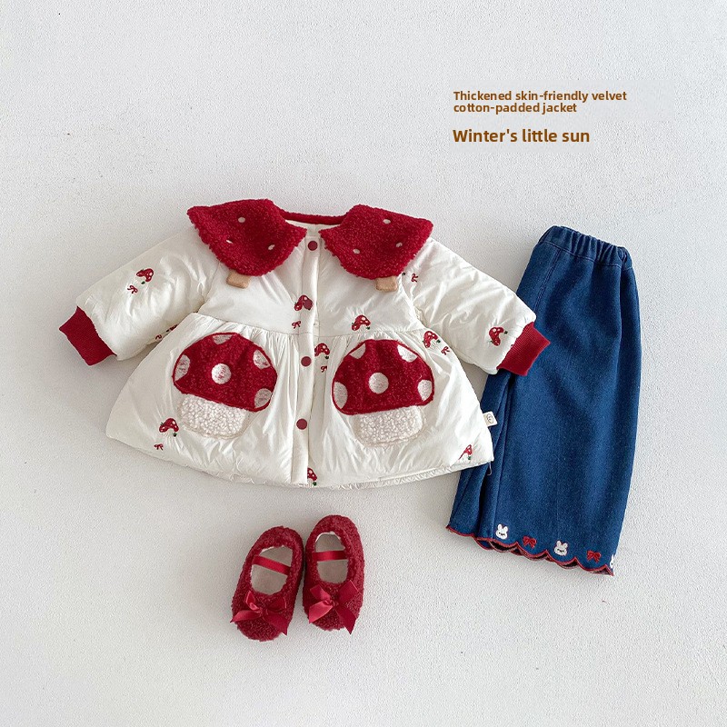 ชุดเด็กผู้หญิงสไตล์ตะวันตกสำหร - Winter Clothing For Babies บทวิจารณ์และราคา